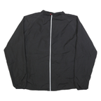 STARTER Mens Black Zip Jacket M Polyester Blend Plain Lightweight Casual