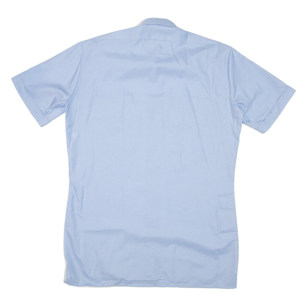 Mens Plain Shirt Blue L