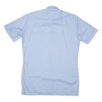 Mens Plain Shirt Blue L