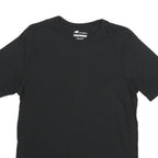 NEW BALANCE Mens Black Cotton Blend T-Shirt L Short Sleeve Crew Neck Plain