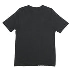 NEW BALANCE Mens Black Cotton Blend T-Shirt L Short Sleeve Crew Neck Plain