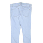 SANDRO Womens Jeans Blue Slim Skinny Denim Light W30 L28 Zip Pockets