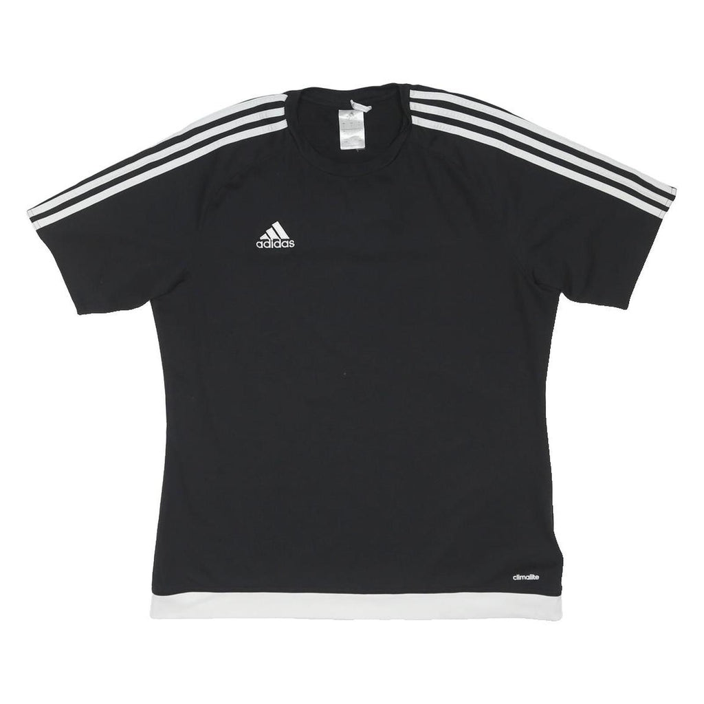 ADIDAS Mens Black & White Classic T-Shirt L Short Sleeve Crew Neck Sportswear