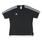 ADIDAS Mens Black & White Classic T-Shirt L Short Sleeve Crew Neck Sportswear