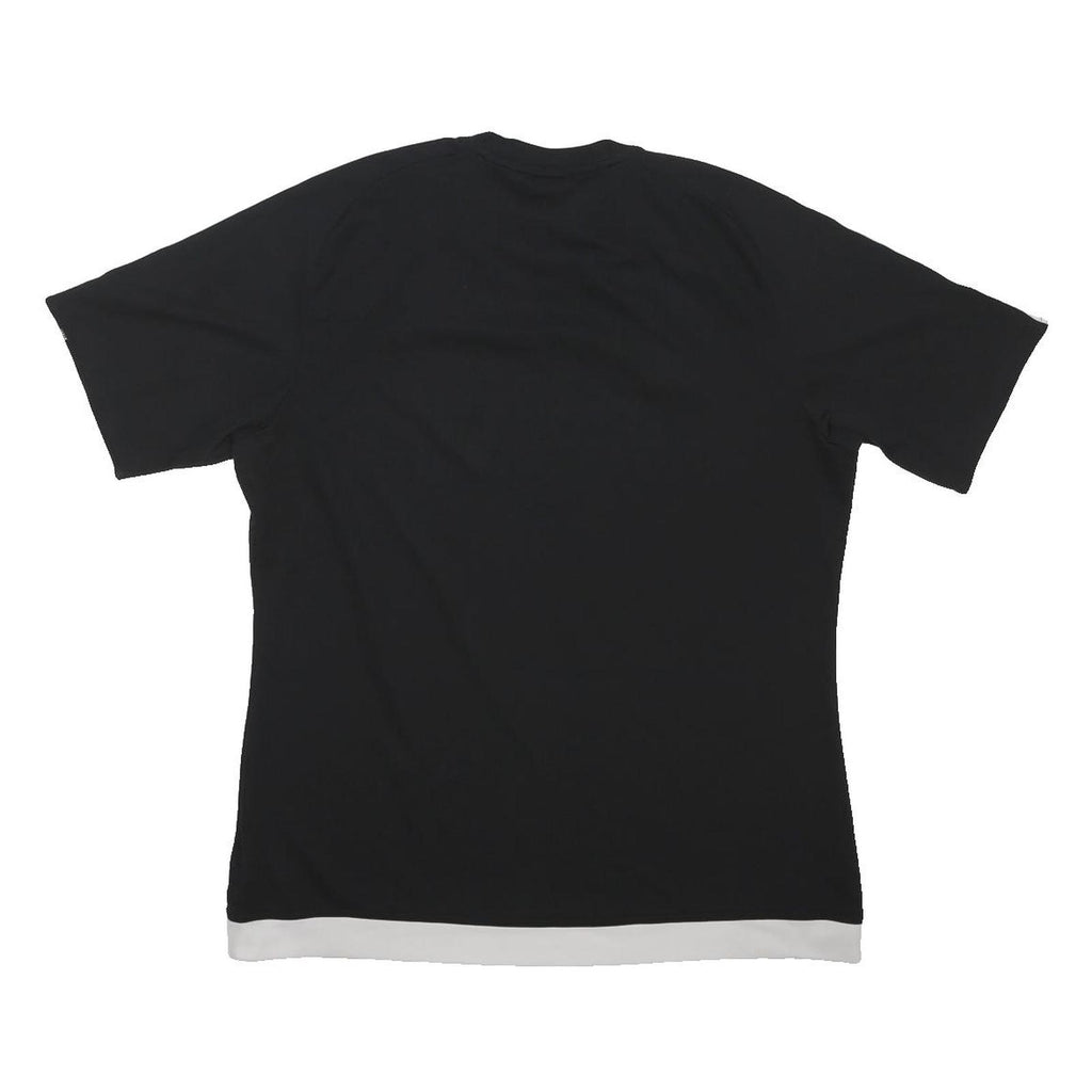 ADIDAS Mens Black & White Classic T-Shirt L Short Sleeve Crew Neck Sportswear