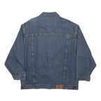 CHAPS RALPH LAUREN Mens Blue Denim Jacket XL Cotton Button Plain Denim Casual