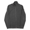 CALVIN KLEIN Mens Jumper Grey 1/4 Zip Tight Knit S