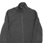 CALVIN KLEIN Mens Jumper Grey 1/4 Zip Tight Knit S