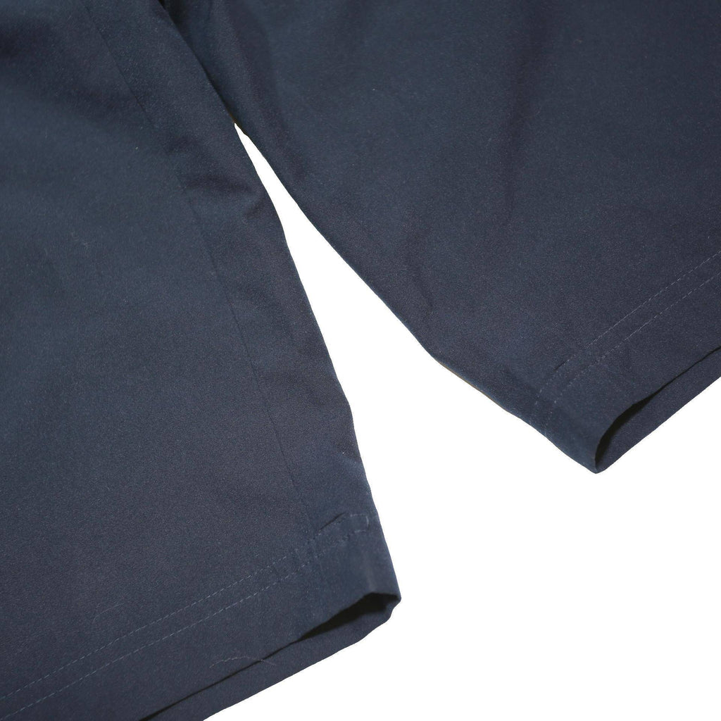 ADIDAS Womens Navy Blue Sports Shorts UK 16 W32 Polyester Blend Three Stripes