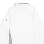 THE NORTH FACE Womens White & Grey Zip Fleece Jacket M Polyester Outdoor Active