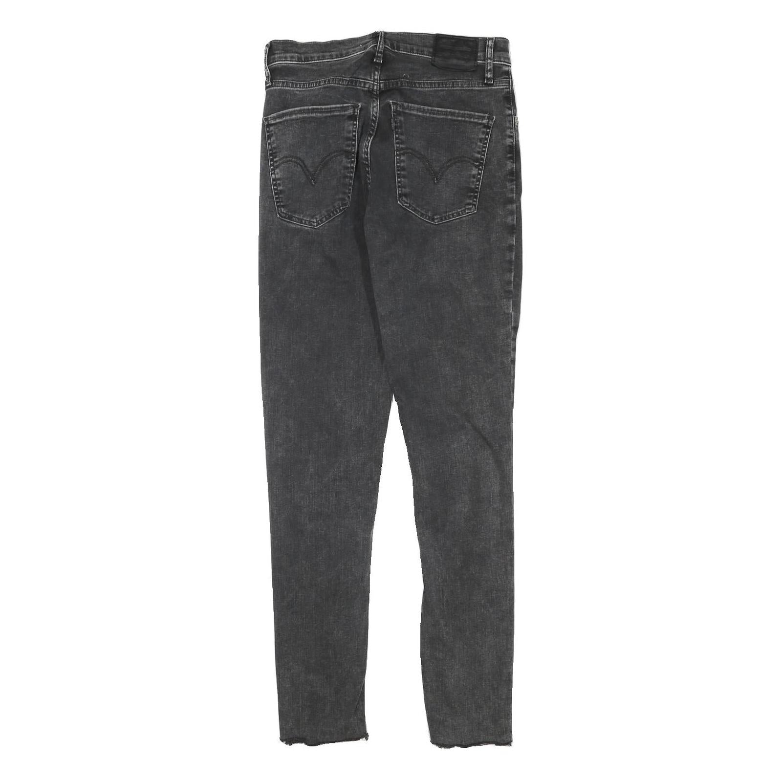 LEVI'S Womens Jeans Black Slim Skinny Denim Medium W27 L29 Stretch Cotton Blend