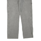 CARHARTT Womens Regular Fit Grey Jeans Cotton Blend Zip W34 L31 Workwear Durable