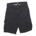 CARHARTT Mens Black Cargo Shorts M W31 Workwear Durable Cotton Blend