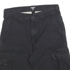 CARHARTT Mens Black Cargo Shorts M W31 Workwear Durable Cotton Blend