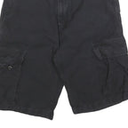 CARHARTT Mens Black Cargo Shorts M W31 Workwear Durable Cotton Blend