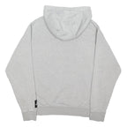 NIKE Mens Grey Hoodie M Just Do It Cotton Blend Pullover Casual Sports