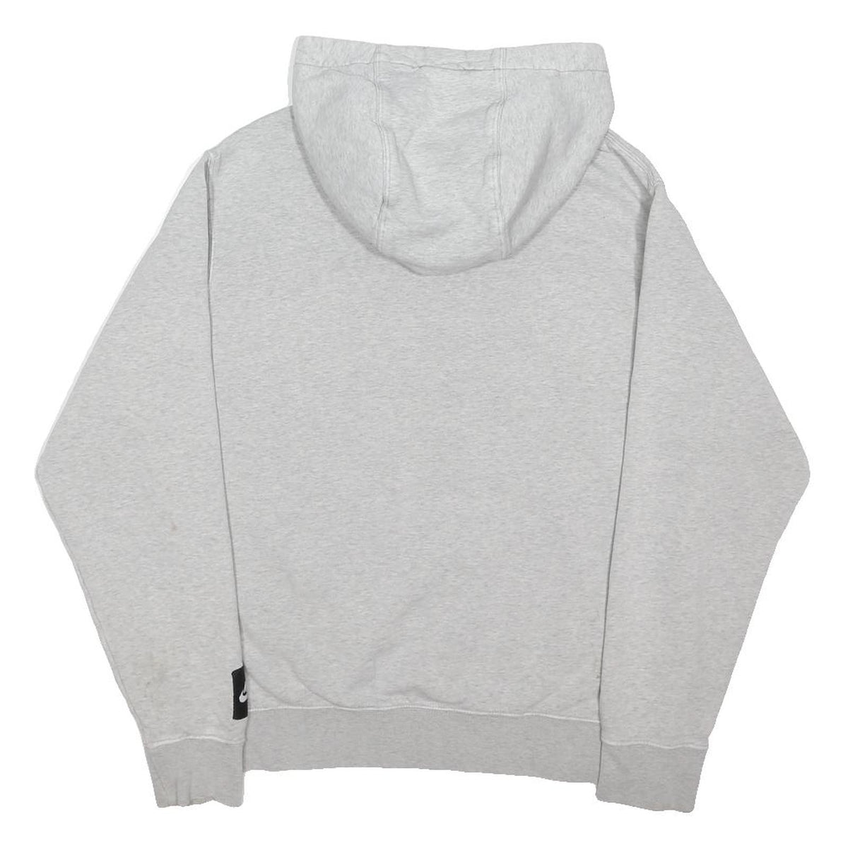NIKE Mens Grey Hoodie M Just Do It Cotton Blend Pullover Casual Sports