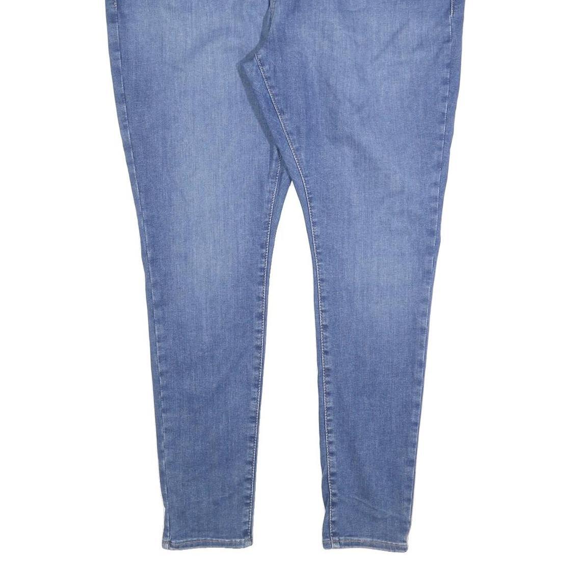 LEVI'S 720 BIG E Womens Slim Blue Denim Light W40 L32 Stretch Skinny Jeans