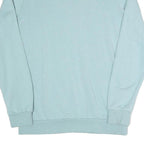 PUMA Mens Blue Crew Neck S Cotton Blend Sweatshirt Pullover Casual Wear