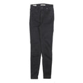 LEVI'S Womens Slim Black Denim Jeans W26 L30 Stretch Comfort Zip Fastening