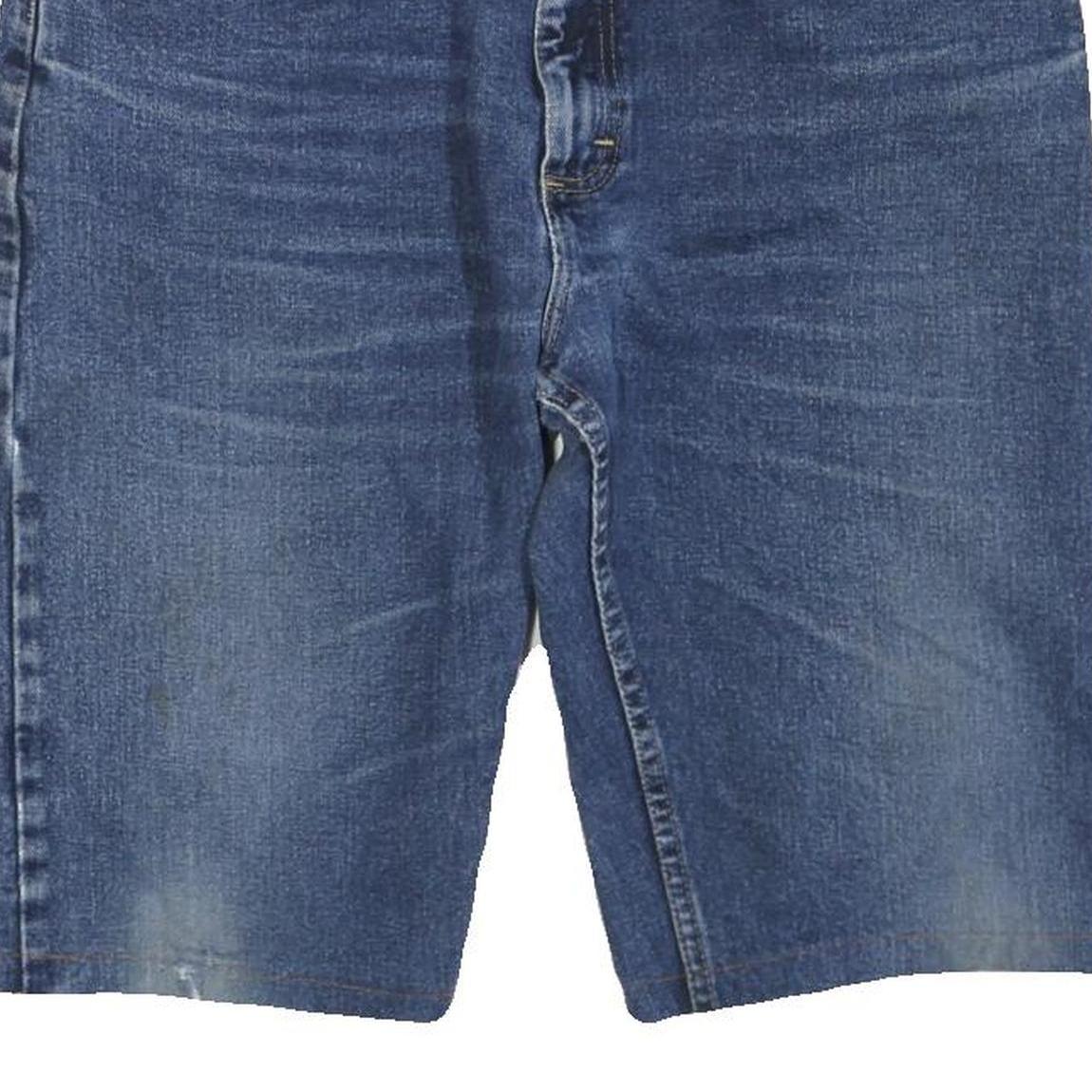 WRANGLER Mens Shorts Blue Denim L W36 Casual Classic Fit