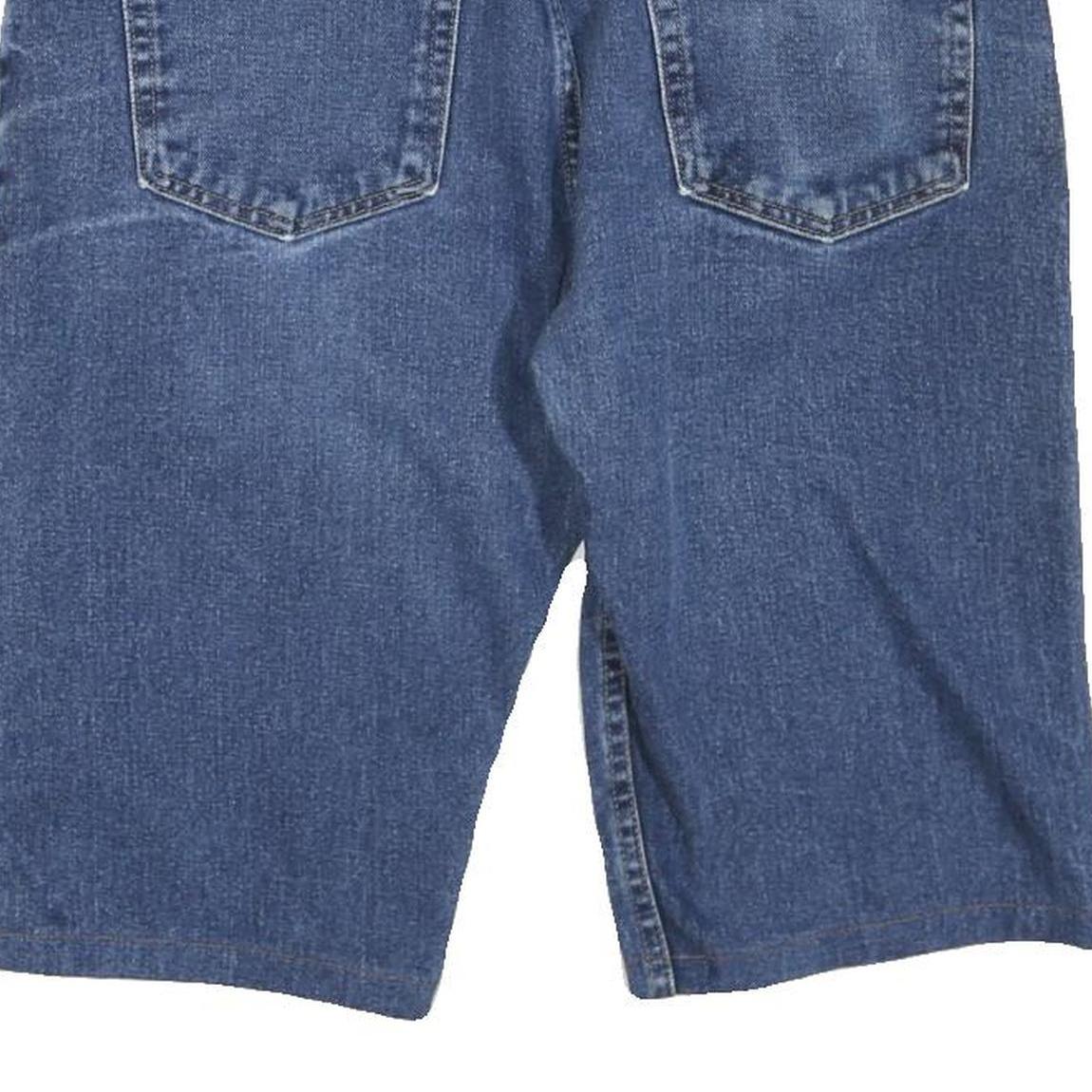 WRANGLER Mens Shorts Blue Denim L W36 Casual Classic Fit