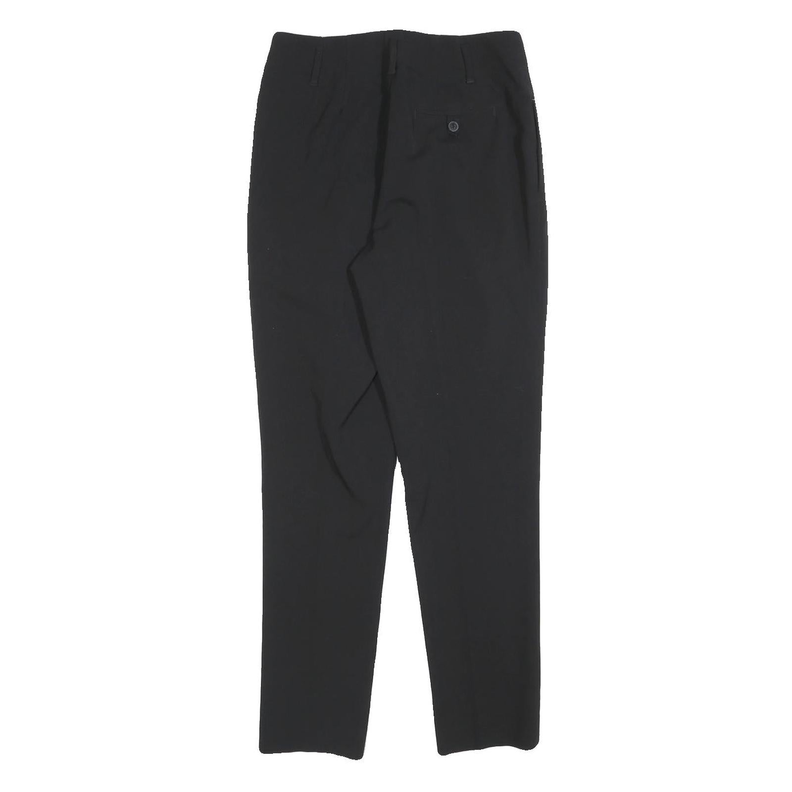 G2000 Womens Black Slim Straight Trousers W26 L27 Office Workwear Formal