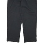 DICKIES Mens Cotton Blend Black Regular Straight Trousers W36 L27 Workwear Zip