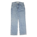 Womens Light Blue Cotton Regular Fit Straight Leg Denim Jeans W32 L32 Zip