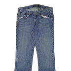 CALVIN KLEIN JEANS Womens Blue Regular Straight Denim Medium W31 L28 Zip Cotton