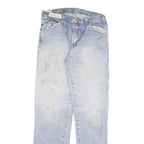 DICKIES Mens Regular Fit Blue Denim Jeans W30 L34 Zip Closure Classic Style