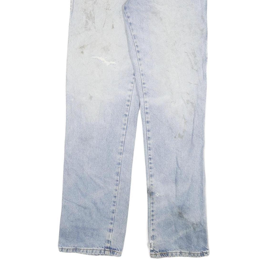 DICKIES Mens Regular Fit Blue Denim Jeans W30 L34 Zip Closure Classic Style