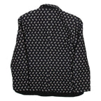 BUGATTI Womens Overcoat Jacket Black Wool Floral M