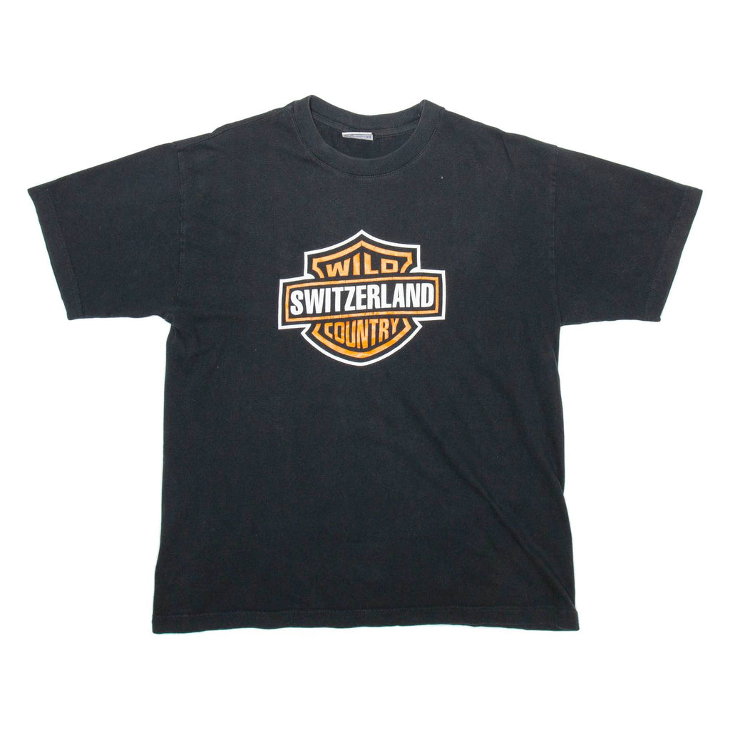 WHALE Mens T-Shirt Black M