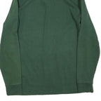 POLO RALPH LAUREN Mens Green Long Sleeve Plain M Cotton Blend Polo Shirt