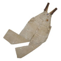 CARHARTT Mens Beige Cotton Dungarees Loose Workwear Size L W38 L29 Sturdy