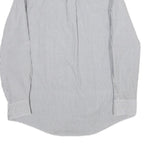 LAUREN RALPH LAUREN Mens Blue Striped Shirt L Cotton Button Down Formal