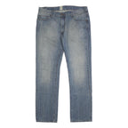 VOLCOM Mens Jeans Blue Regular Straight Denim Light W38 L34 Classic Casual