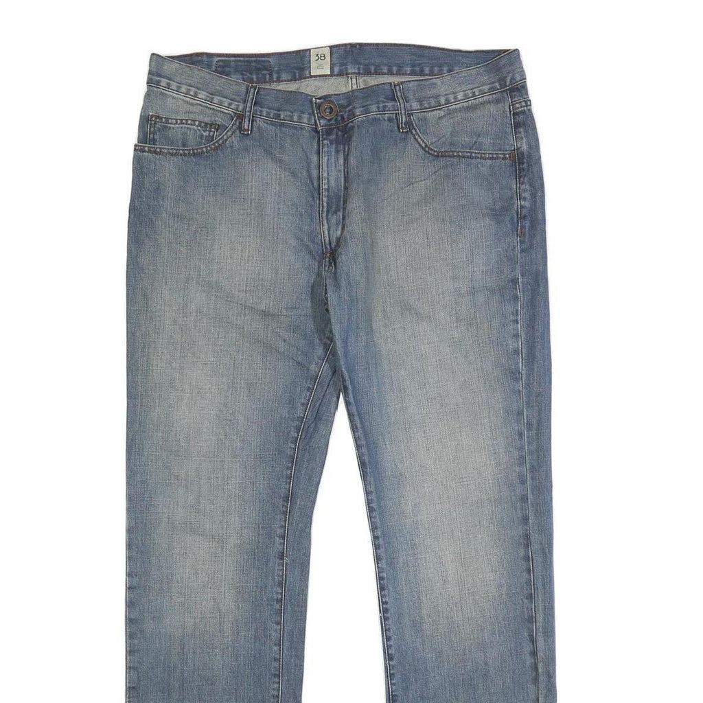 VOLCOM Mens Jeans Blue Regular Straight Denim Light W38 L34 Classic Casual