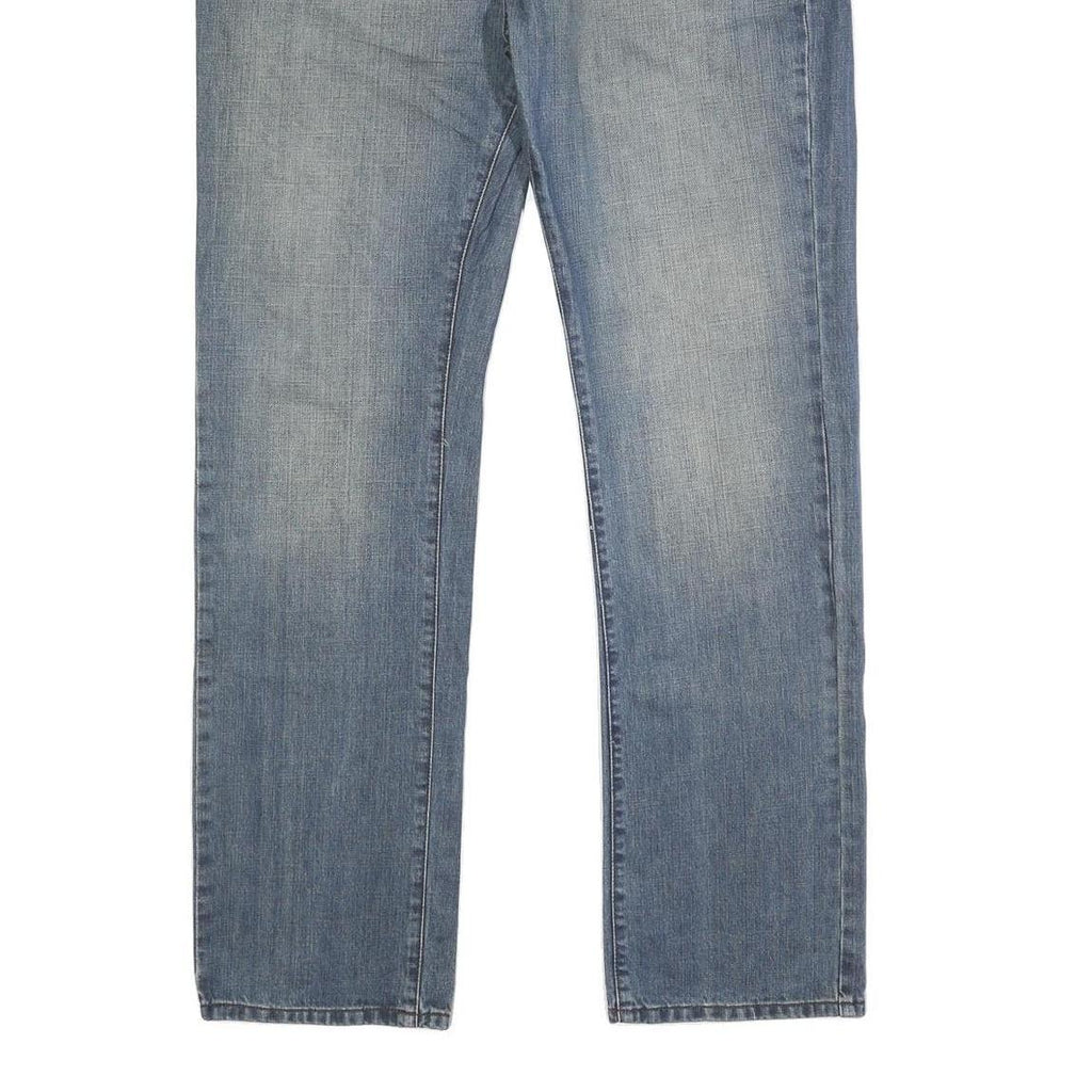 VOLCOM Mens Jeans Blue Regular Straight Denim Light W38 L34 Classic Casual