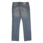 VOLCOM Mens Jeans Blue Regular Straight Denim Light W38 L34 Classic Casual