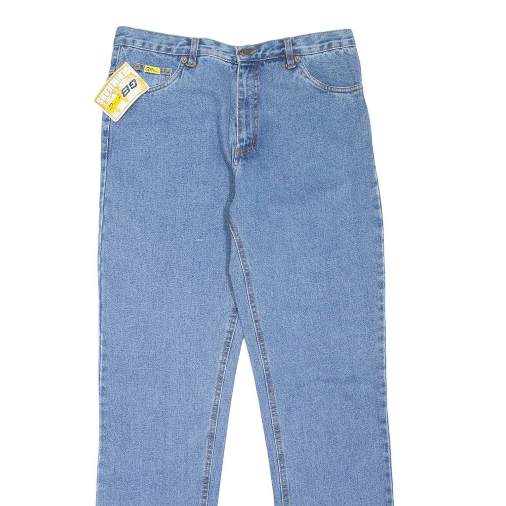 GREEN BAY Mens Jeans Blue Regular Tapered W32 L32
