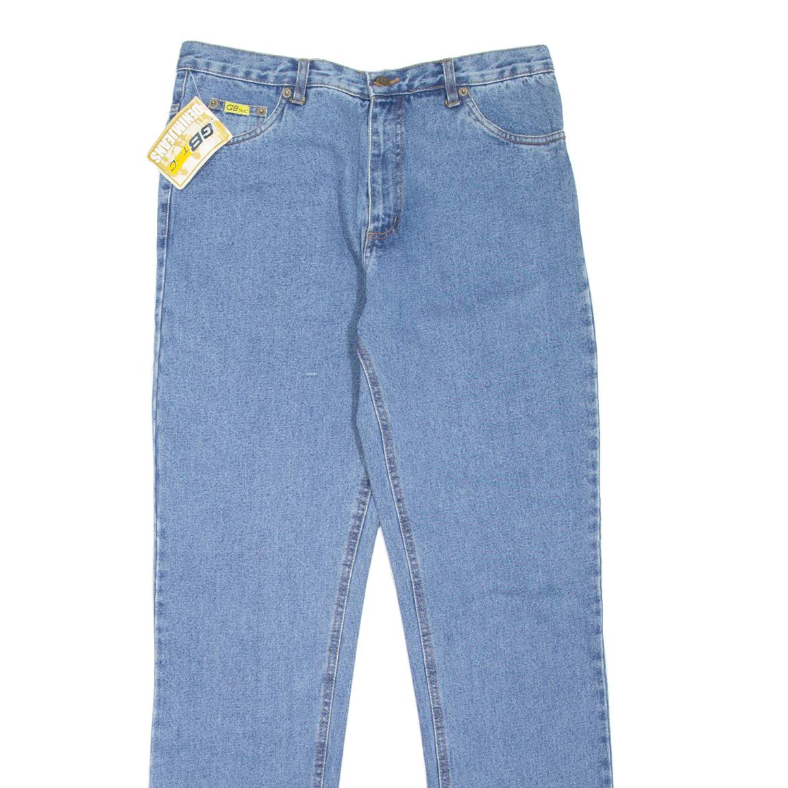 GREEN BAY Mens Jeans Blue Regular Tapered W32 L32