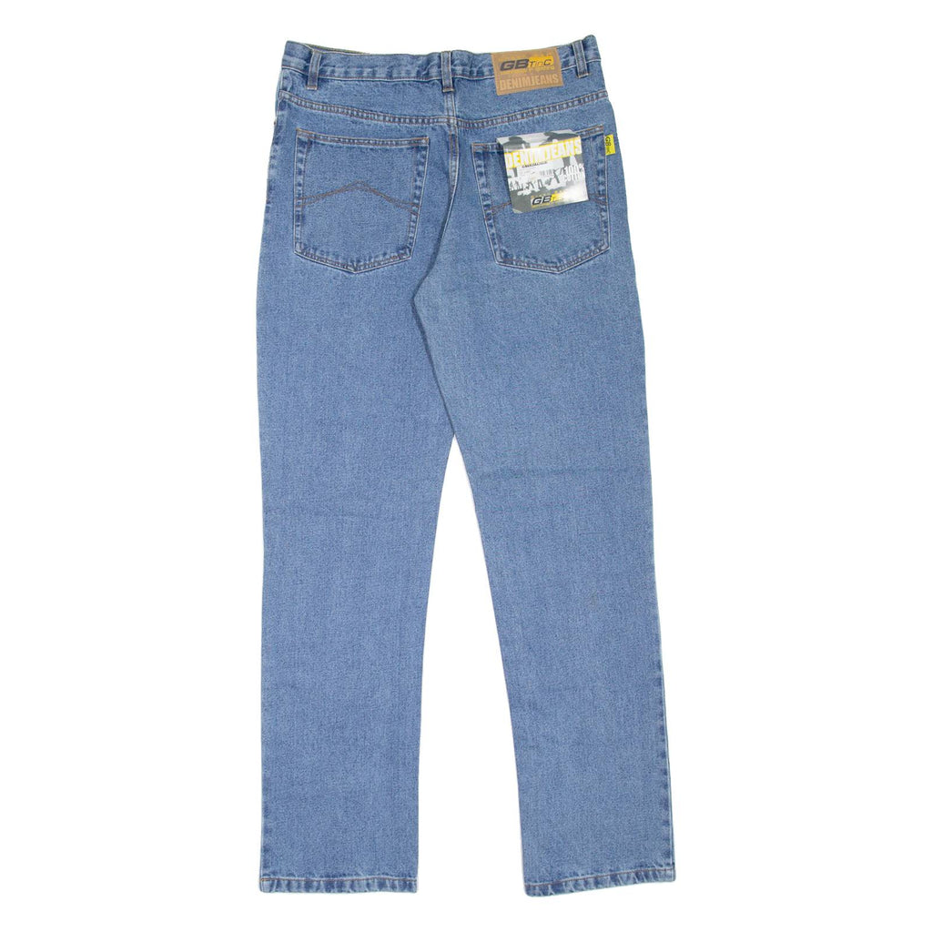 GREEN BAY Mens Jeans Blue Regular Tapered W32 L32