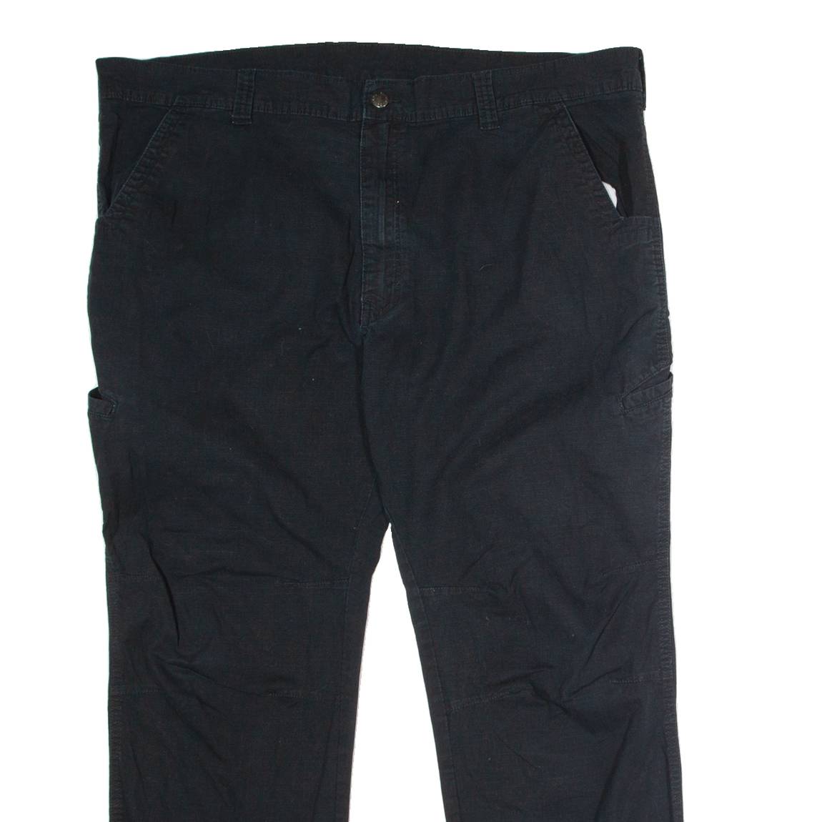 DICKIES Workwear Mens Trousers Black Relaxed Straight W42 L30