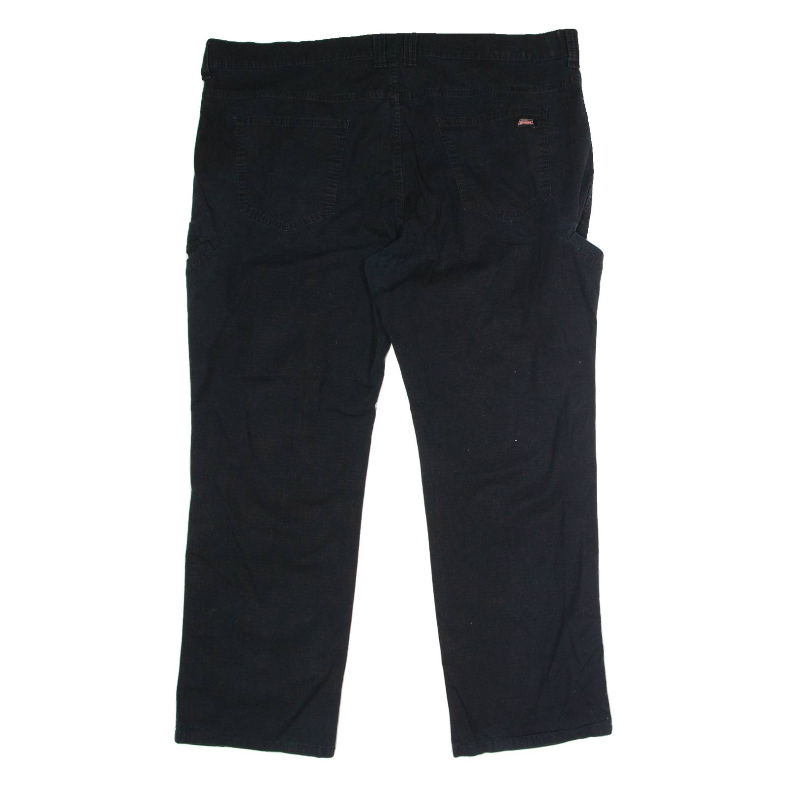 DICKIES Workwear Mens Trousers Black Relaxed Straight W42 L30