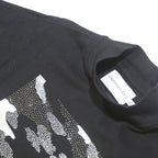 CALVIN KLEIN JEANS Womens Black Cotton Blend Pullover Sweatshirt S Logo Print