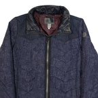 G-STAR Womens Puffer Jacket Blue Spotted M