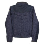 G-STAR Womens Puffer Jacket Blue Spotted M