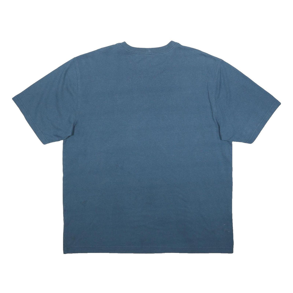 CARHARTT Mens Blue Graphic T-Shirt XL Short Sleeve Crew Neck Casual Wear